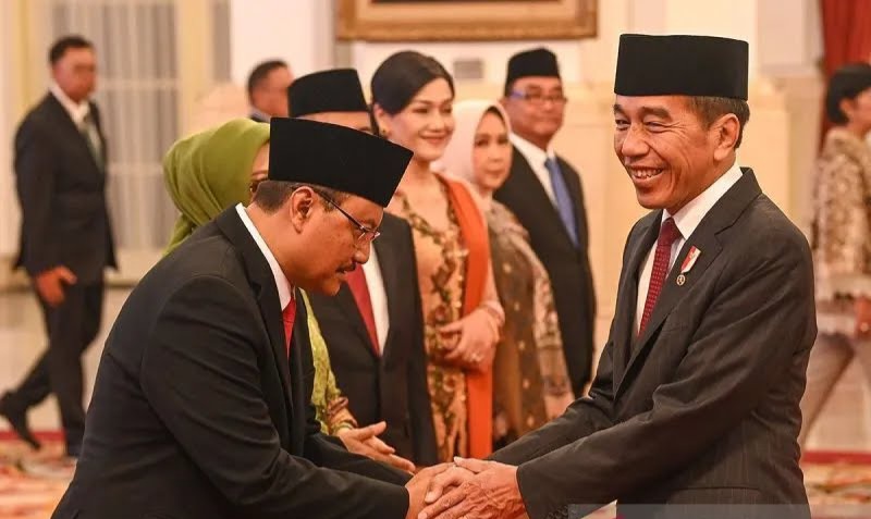 Presiden Jokowi lantik Gus Ipul sebagai Mensos