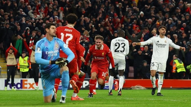 Liverpool berhasil mengalahkan Real Madrid 2-0 dalam lanjutan Liga Champions, Kamis (28/11/2024) dinihari.