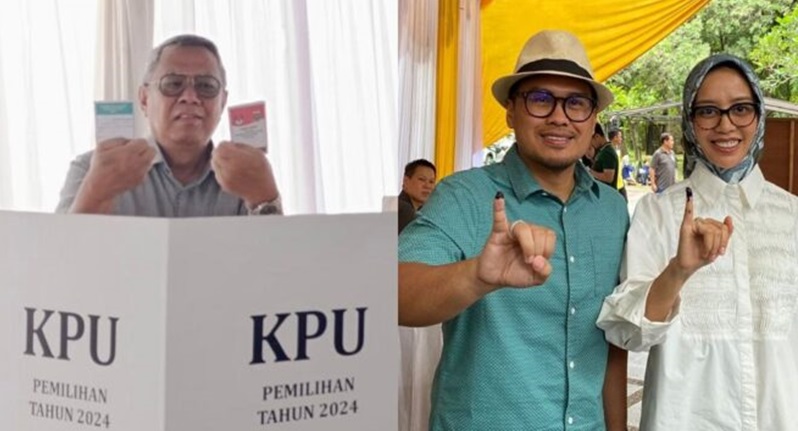 Benyamin Davnie dan Pilar Saga Ichsan menang Pilkada Tangsel hasil perhitungan cepat atau Quick Count.