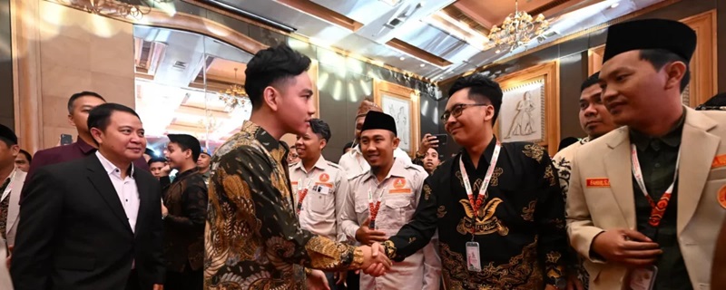 Wapres Gibran Rakabuming Raka tiba di lokasi Tanwir I PP Pemuda Muhammadiyah.