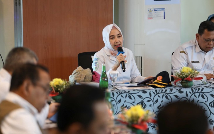 Kepala Badan Meteorologi, Klimatologi dan Geofisika (BMKG), Dwikorita Karnawati sebut prakiraan cuaca di Banten masuk kategori hujan ringan dan sedang.