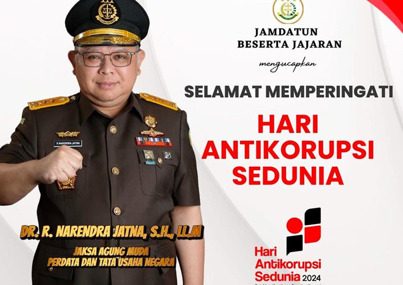 Jamdatun Kejaksaan Agung RI mengajak semua pihak untuk terus bergandengan tangan memperkuat komitmen dan integritas, demi masa depan Indonesia yang lebih cerah dan bebas dari korupsi.