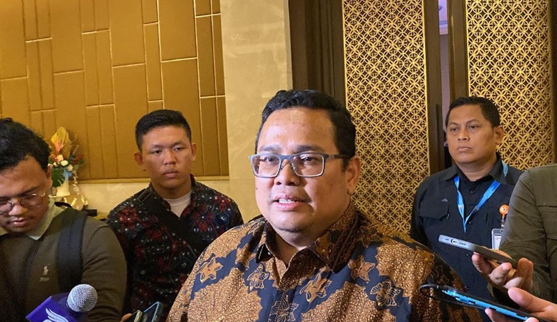 Ketua Bawaslu RI Rahmat Bagja memberikan keterangan kepada media.