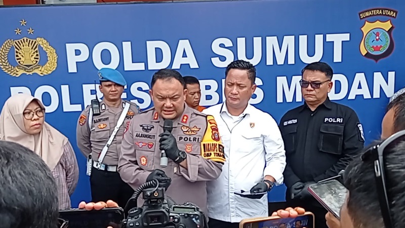 Polisi mengungkap pembunuhan sadis balita di Percut Seituan, Deliserdang.