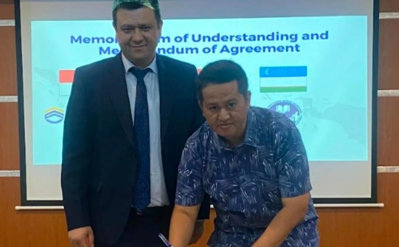 Universitas Siber Asia jalin kerja sama dengan Universitas di Uzbekistan dan Tajikistan. Foto: Ist