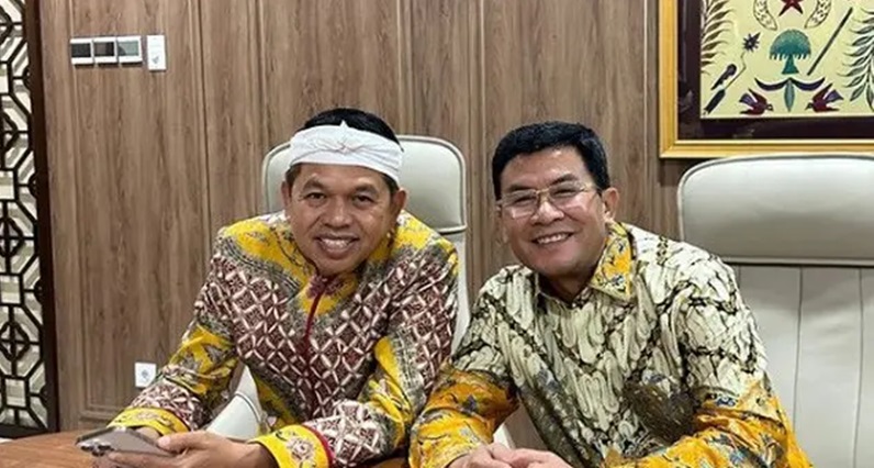 Gubernur dan Wakil Gubernur Jawa Barat terpilih, Dedi Mulyadi dan Erwan Setiawan.