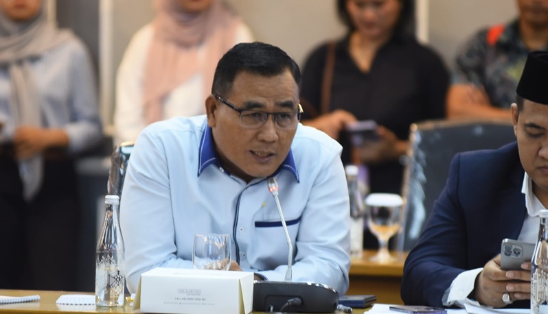 Anggota Komisi XIII DPR RI Edison Sitorus dengan tegas menolak rencana pemberian amnesti bagi narapidana pengedar narkoba. Foto: Parlementaria