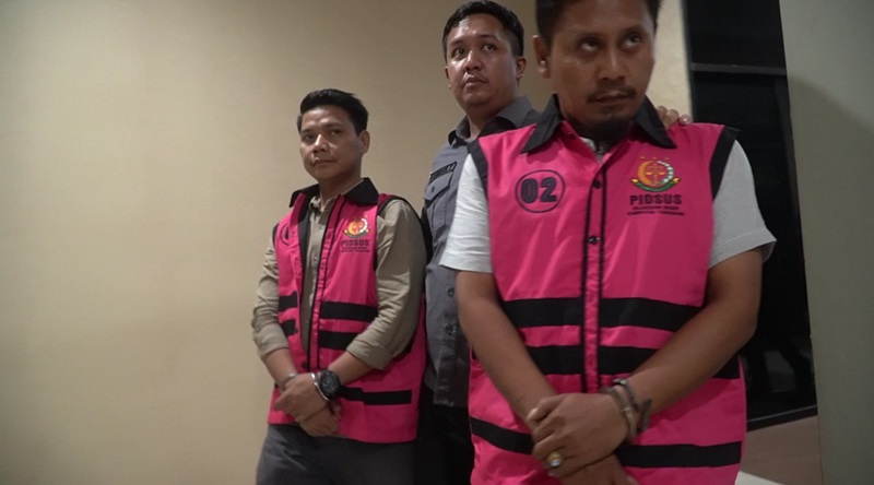 Dua operator desa di Kabupaten Tangerang ditetapkan sebagai tersangka kasus korupsi pencairan APBDes ganda. Foto: Istimewa