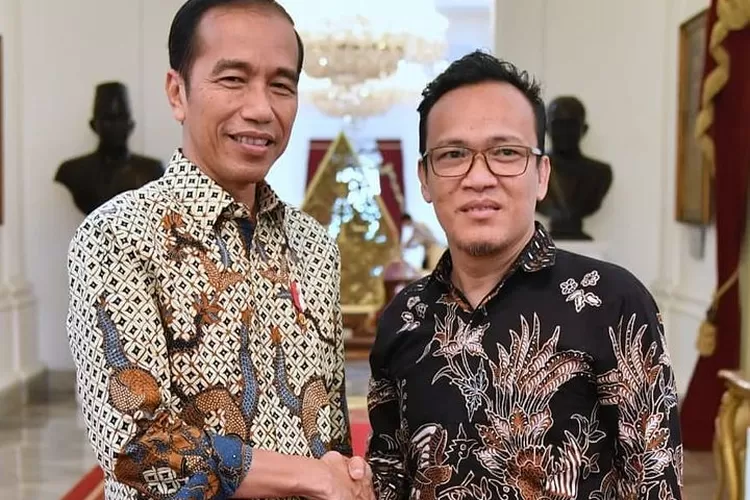 Ketua Immanuel Ebenezer bersama Presiden Jokowi