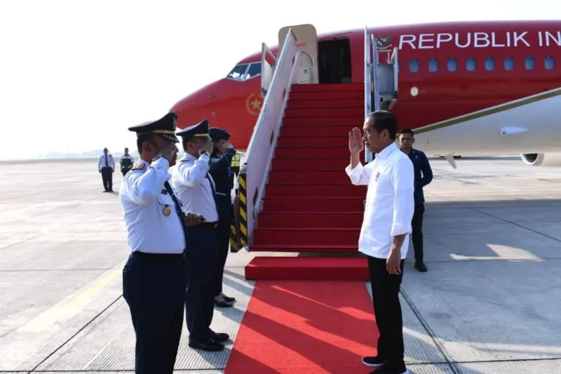 Presiden Jokowi kunjungan kerja ke Provinsi Lampung. (Setpres)