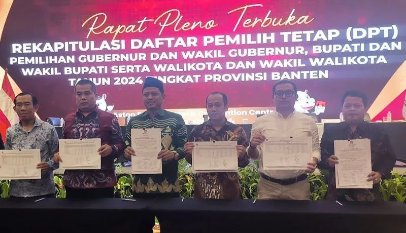 KPU Banten tetapkan jumlah DPT untuk Pilkada.