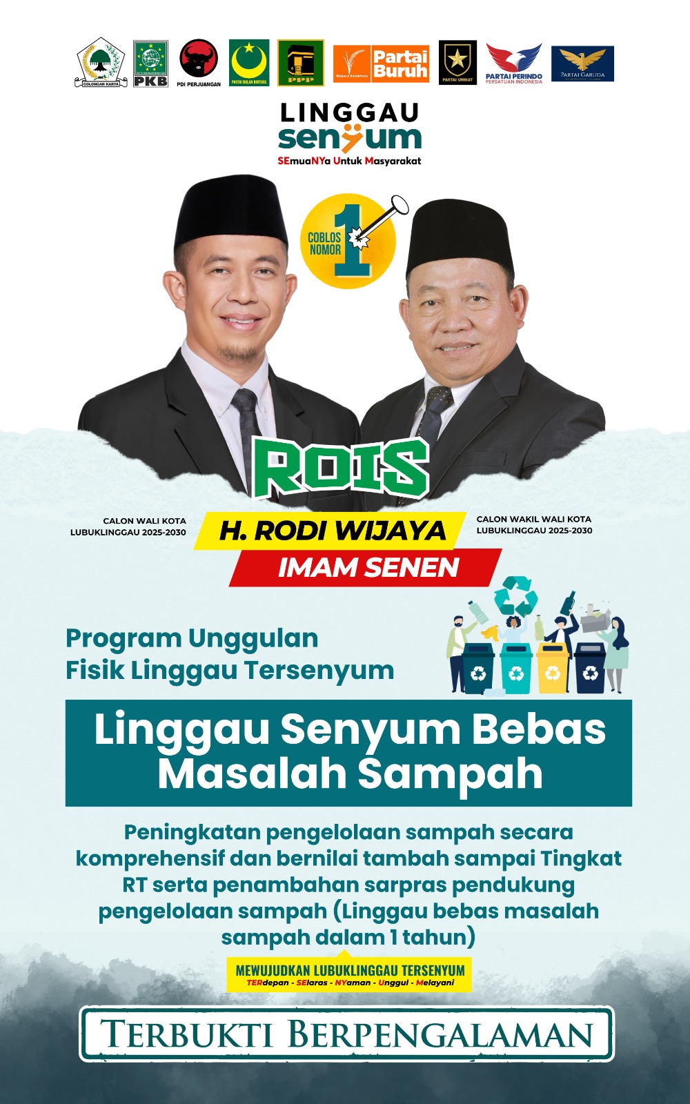 ROIS tawarkan program Linggau Senyum Bebas Masalah Sampah