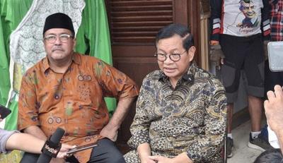 Cagub-Cawagub Jakarta, Pramono Anung-Rano Karno memberikan keterangan kepada media. Foto: Net