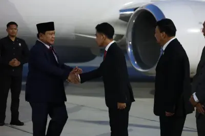 Presiden Prabowo tiba di tanah air