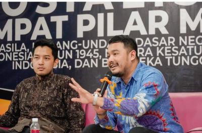 Anggota DPR Randi Zulmariadi Ajak Civitas Akademika STIE Pembangunan Tanjungpinang Perkuat Empat Pilar Kebangsaan.