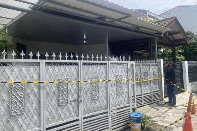 Rumah di kawasan Lebak Bulus, Cilandak, Jakarta Selatan. Tempat di mana remaja 14 tahun bunuh keluarganya