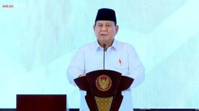 Presiden Prabowo Subianto tegaskan tak perlu ucapkan terimakasih atas program makan bergizi gratis.