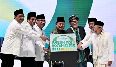 Presiden Prabowo membuka secara resmi Musyawarah Nasional (Munas) Alim Ulama dan Konferensi Besar Nahdlatul Ulama Tahun 2025.